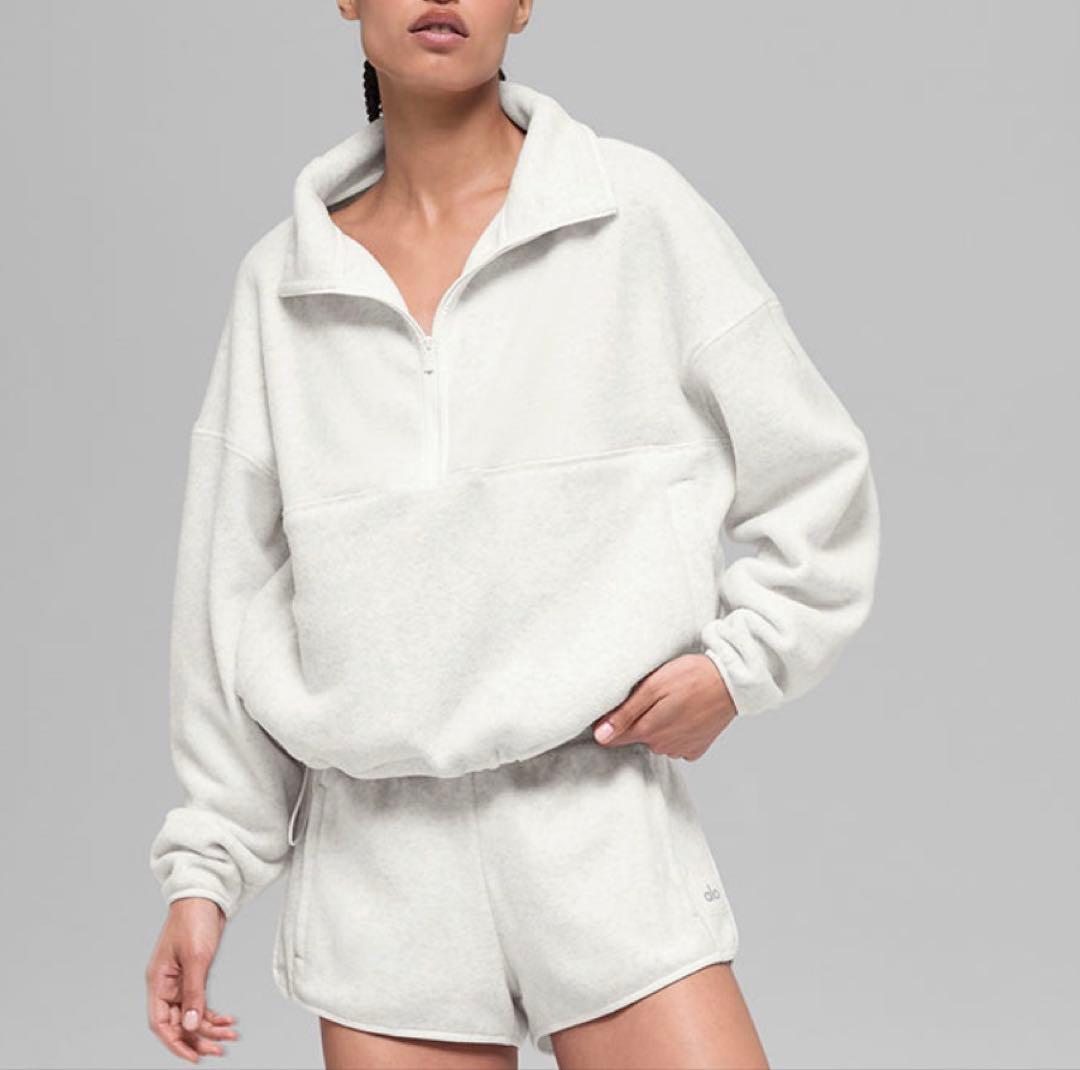 alo リラックスフィットフリース トレーナー　XXS