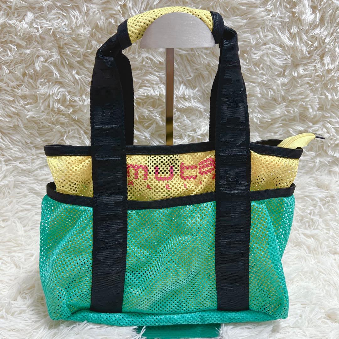 ✨希少美品 ムータマリン メッシュ ミニ トート カート ハンド バッグ 完売品