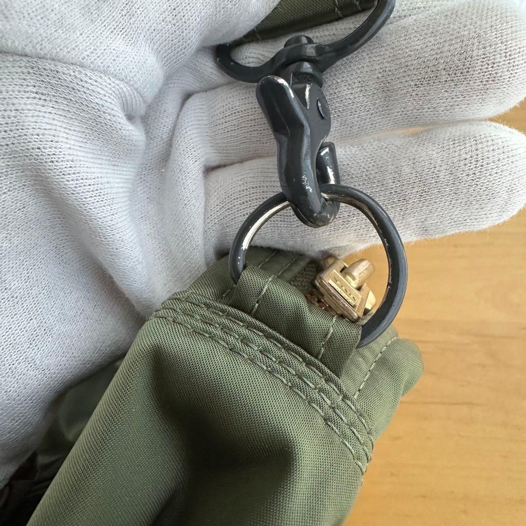 PORTER タンカー ハーフムーンショルダー セージグリーン