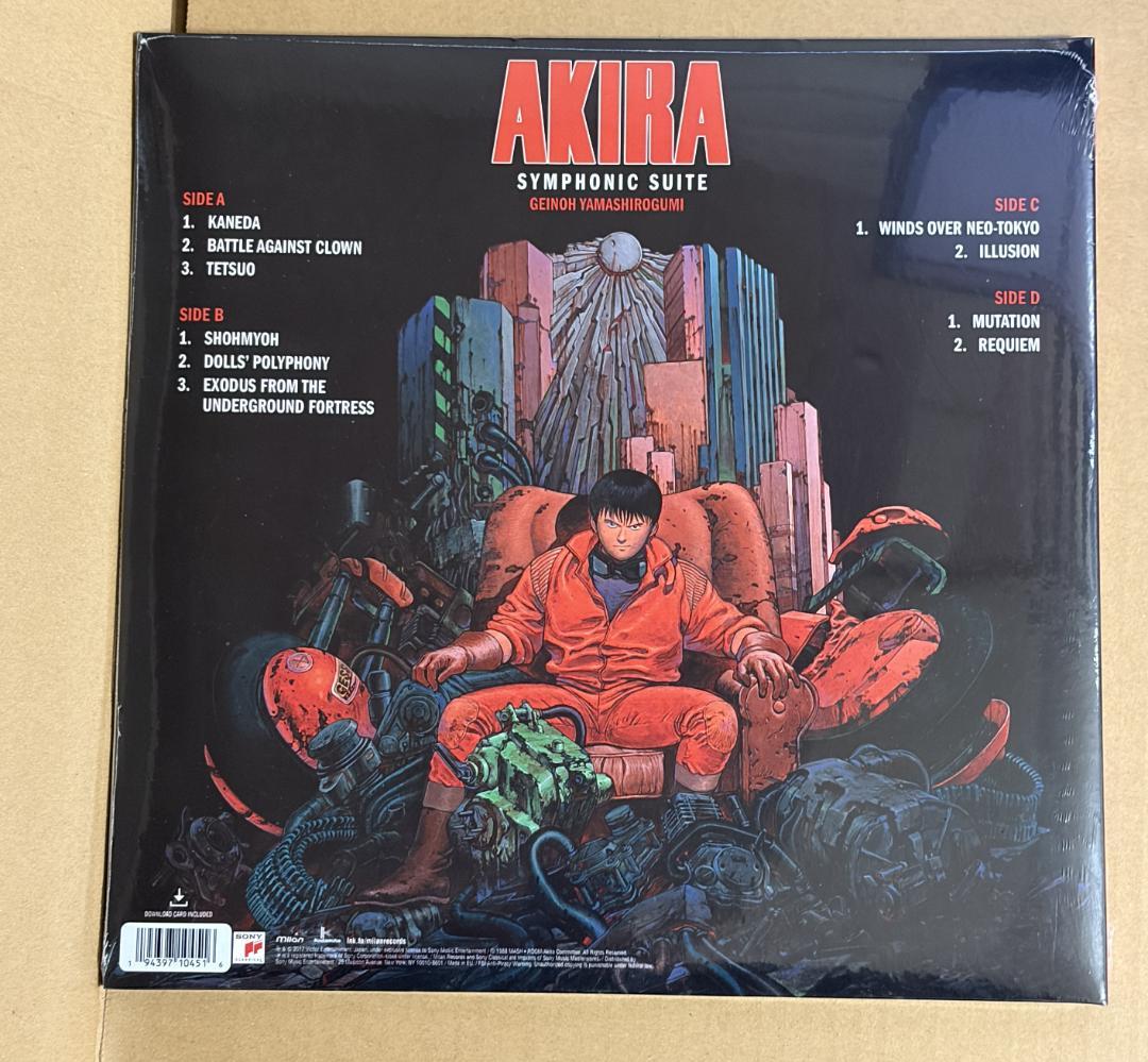 LP 交響組曲 AKIRA Milan Records
