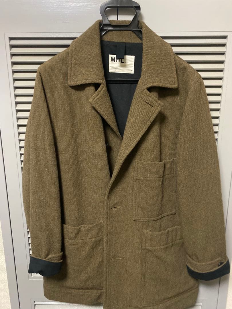 margaret howell ダブルブレスジャケット　カーキ　MHL 希少