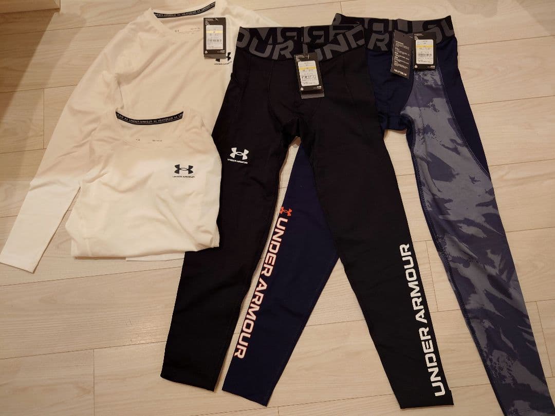 アンダーアーマー コールドギア＆ヒートギア レギンス トップス セット サイズM