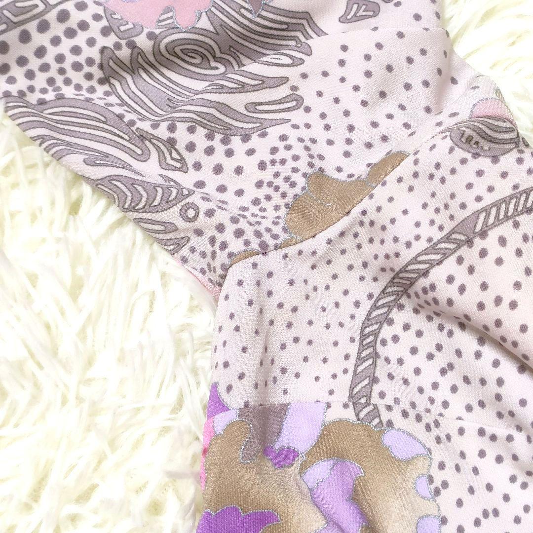 極美品 近年物 レオナール カンカン素材 チュニック 花柄 38 オーバーサイズ