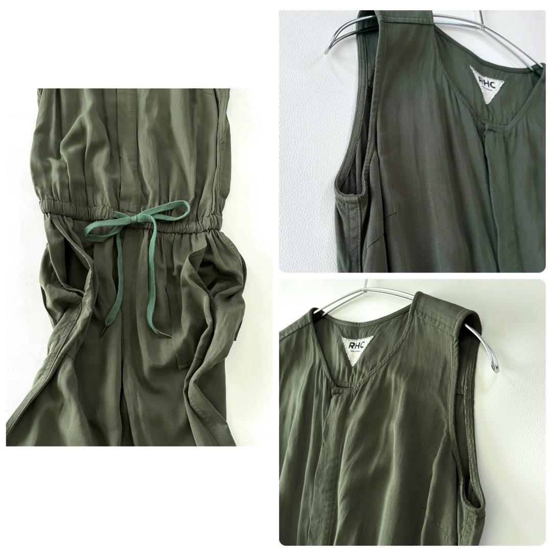 美品　RHCロンハーマン ノースリーブサロペットパンツ 　オールインワン　つなぎ