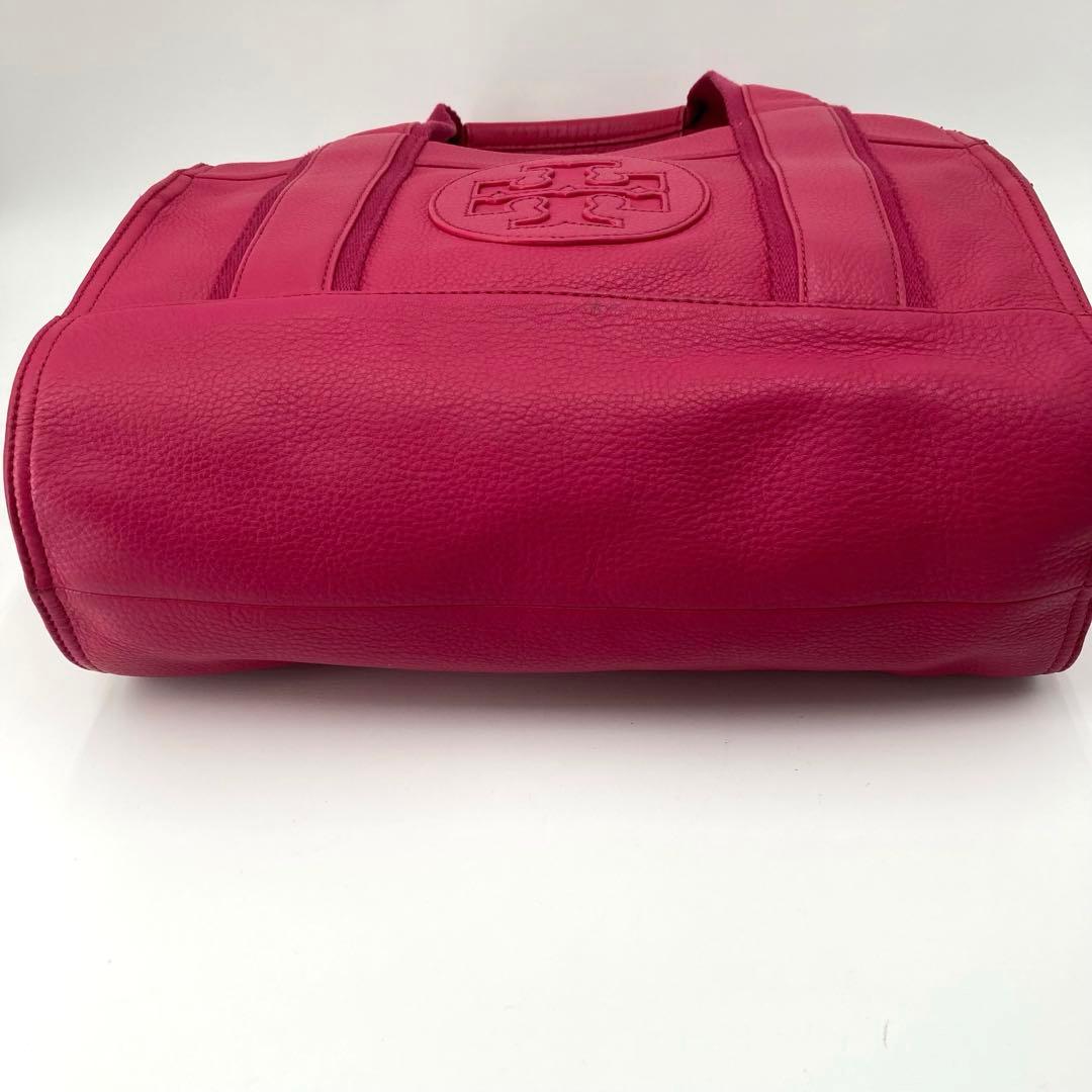 美品✨TORY BURCH トリーバーチ エラ レザー トートバッグ ピンク