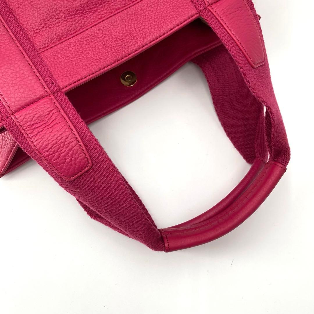 美品✨TORY BURCH トリーバーチ エラ レザー トートバッグ ピンク