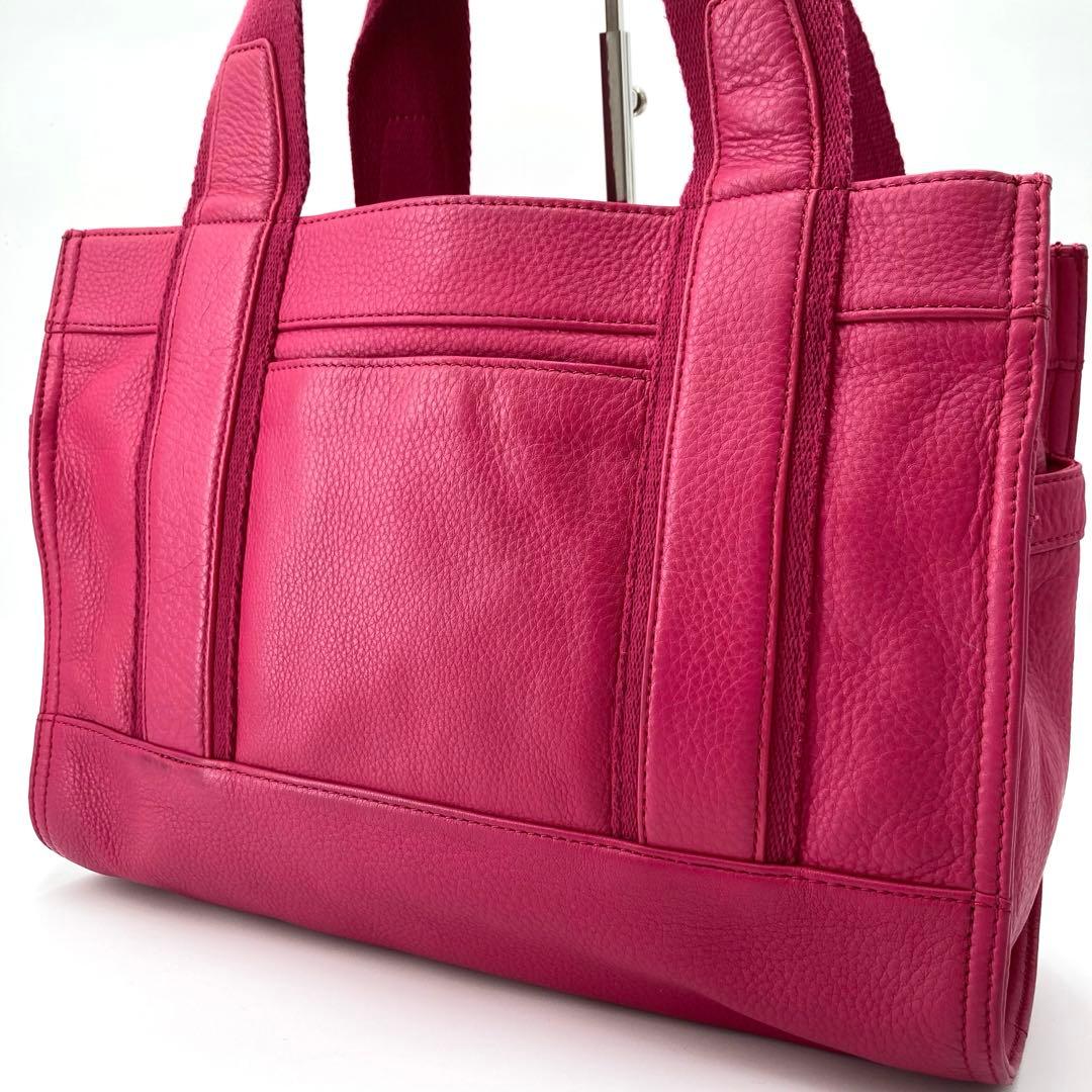美品✨TORY BURCH トリーバーチ エラ レザー トートバッグ ピンク