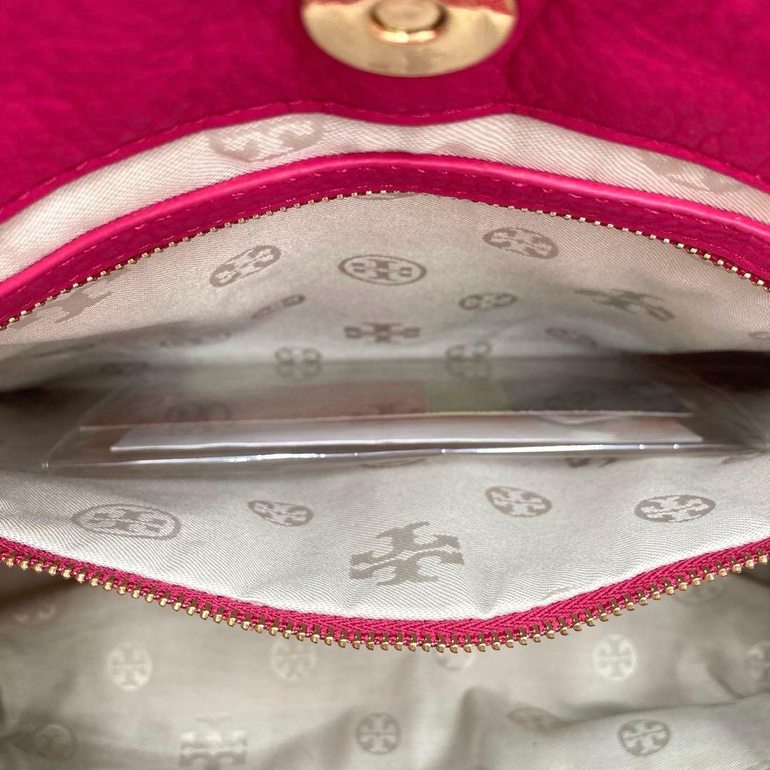 美品✨TORY BURCH トリーバーチ エラ レザー トートバッグ ピンク