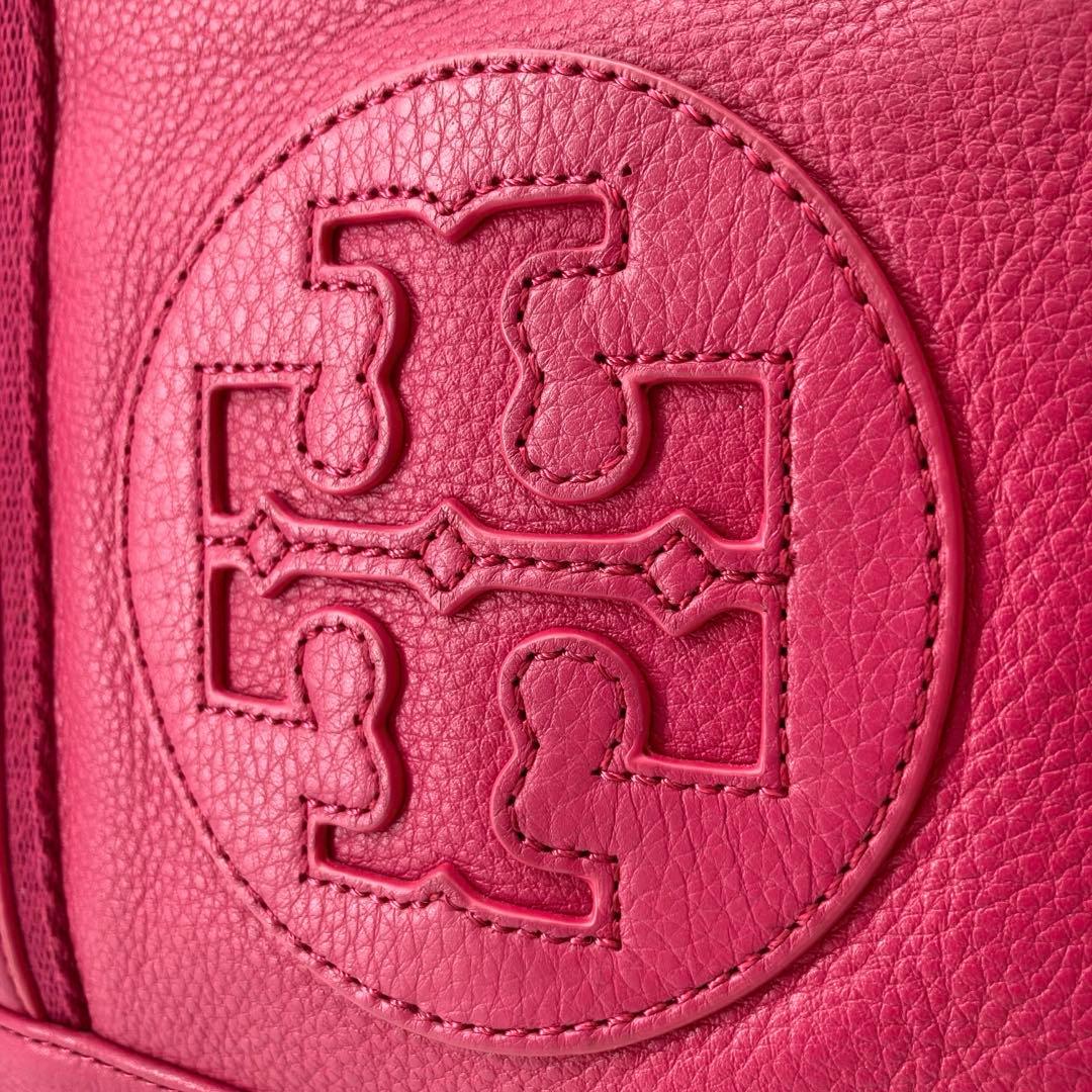美品✨TORY BURCH トリーバーチ エラ レザー トートバッグ ピンク