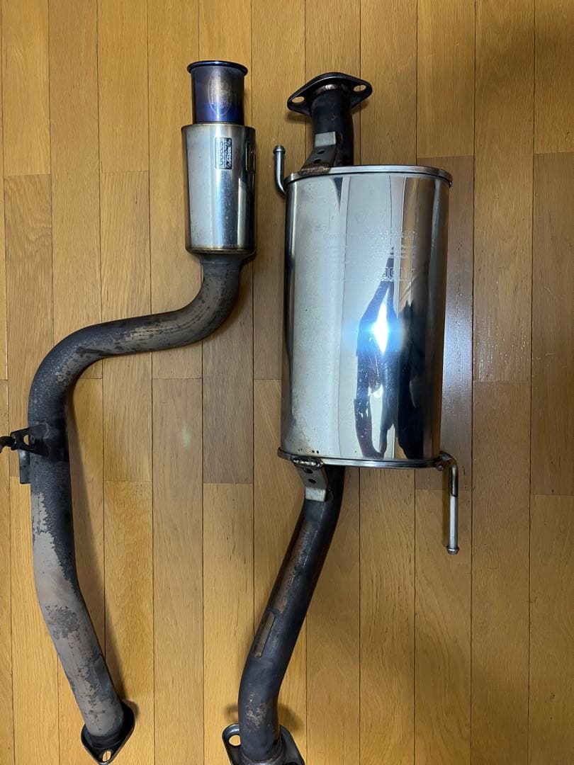 ペア14様柿本GT box06&S マフラー本体 ステンレス製 チタンテール