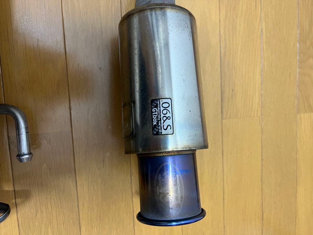 ペア14様柿本GT box06&S マフラー本体 ステンレス製 チタンテール