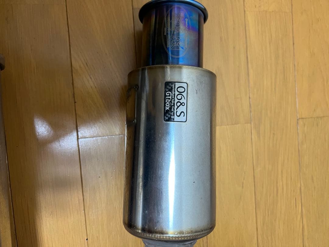 ペア14様柿本GT box06&S マフラー本体 ステンレス製 チタンテール