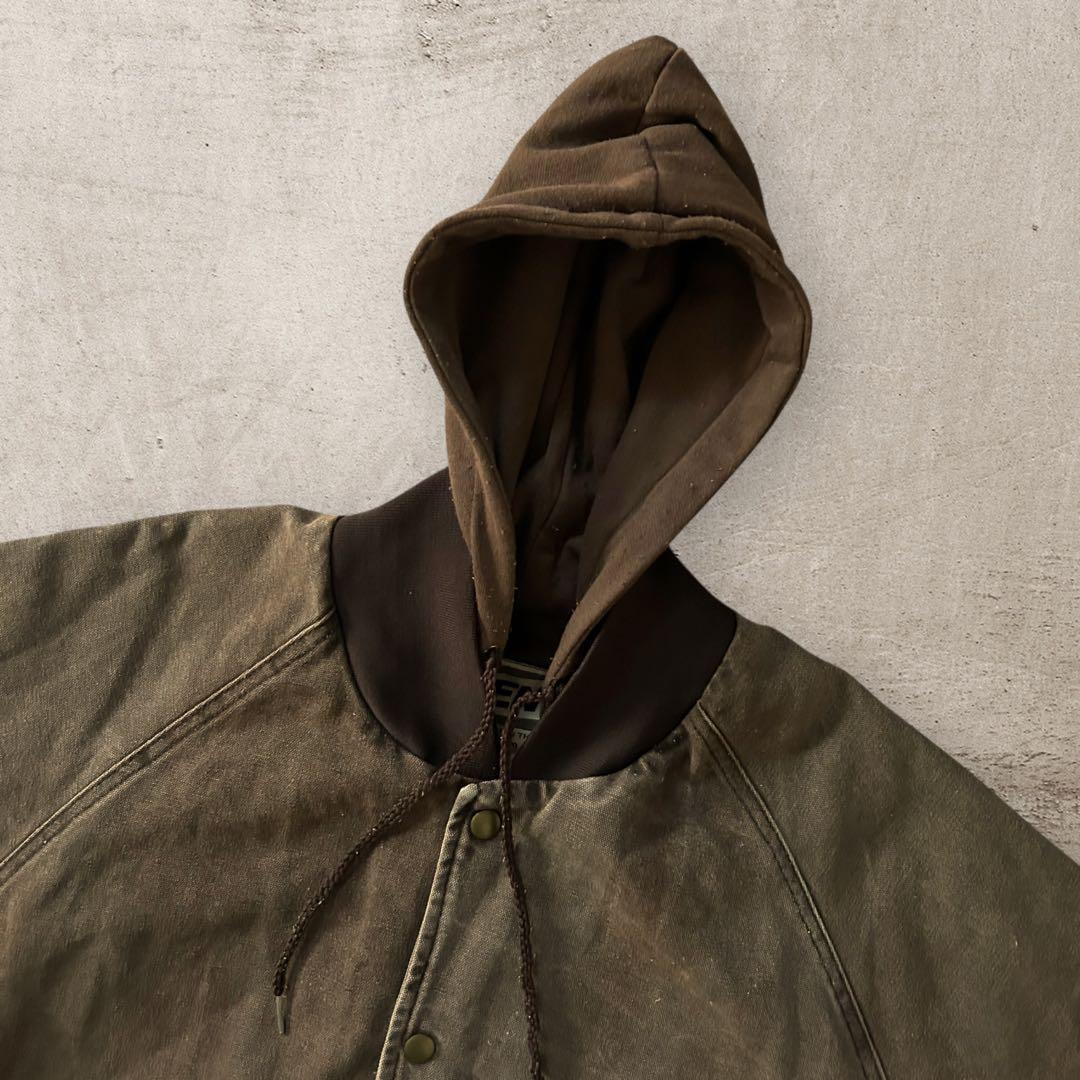 希少90sUSA製KENTダック地アクティブジャケットカバーオールレイヤードXL