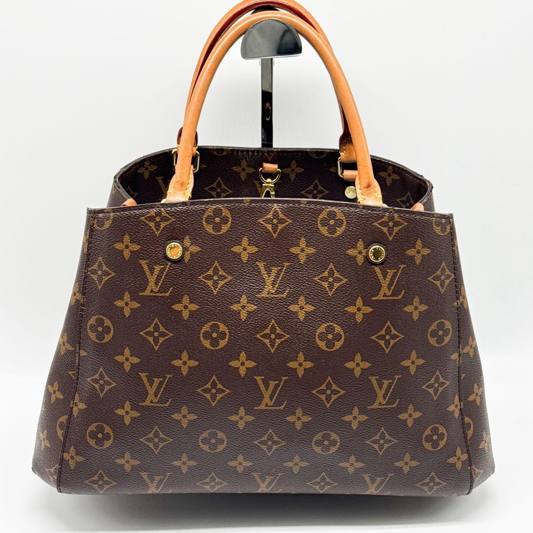 ルイヴィトン モノグラム モンテーニュ MM ハンドバッグ 鞄 ショルダーバッグ