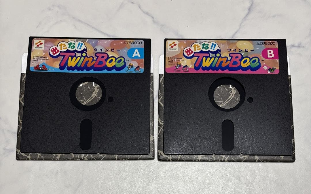 【X68000】出たな!!ツインビー＋非売品デモディスク【コナミ】