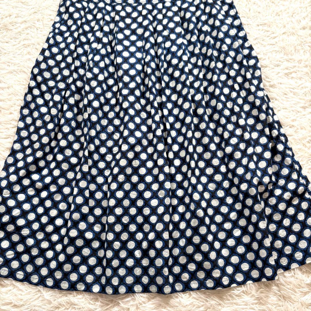 美品✨️ハウスオブロータス　2024 ドットプリント ノースリーブ ワンピース