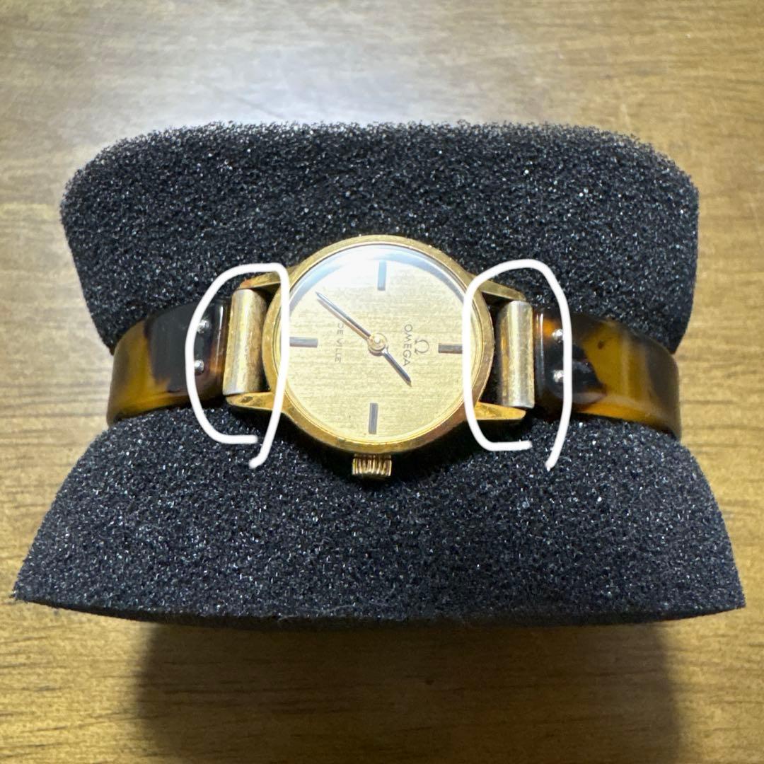 OMEGA DE VILLE ゴールドカラー 手巻き機械式社外バングル