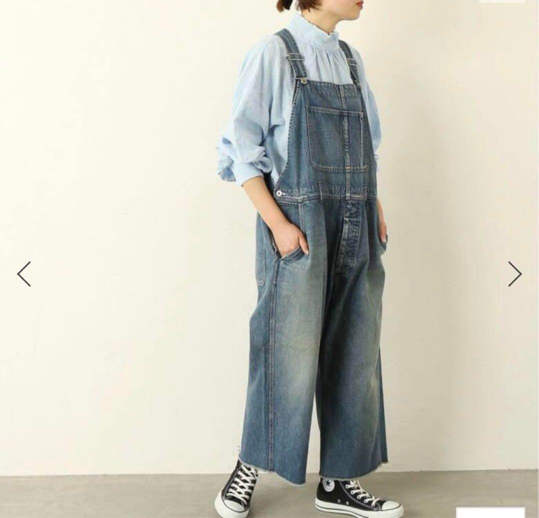 ジャーナルスタンダードラックス　11OZ デニムオーバーオール