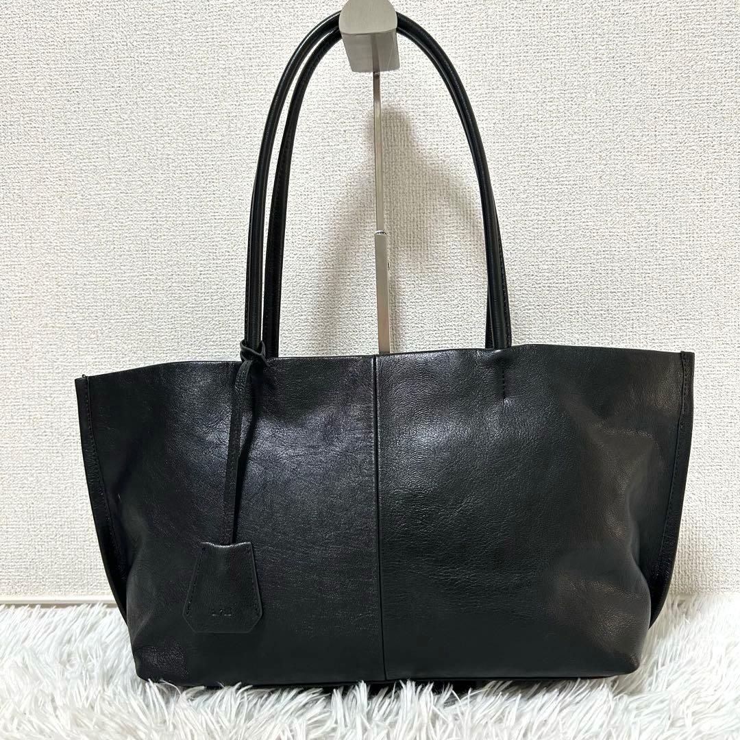 【新品未使用✨2.718/ボートトート】ガリャルダガランテ　大容量　肩がけ可　革