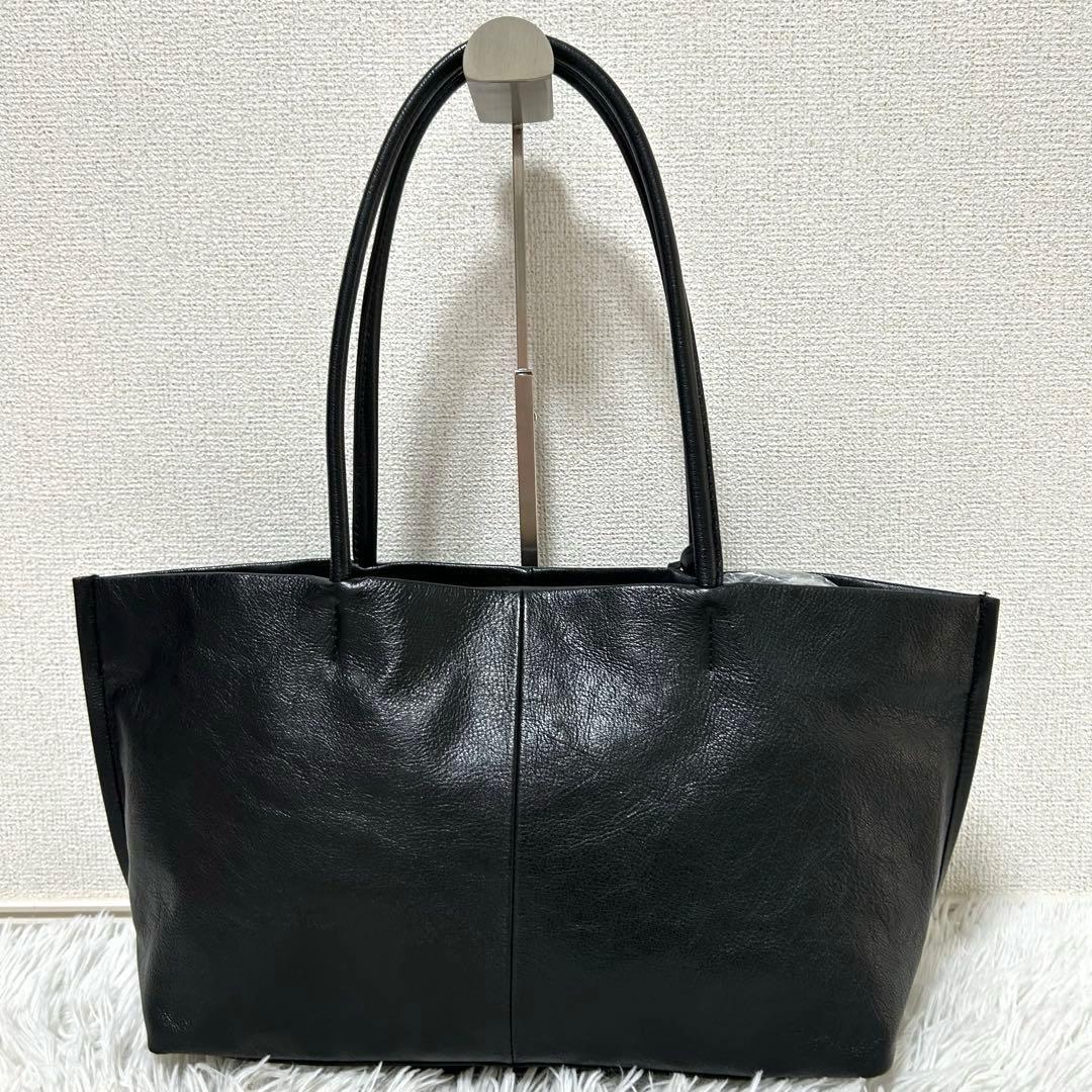 【新品未使用✨2.718/ボートトート】ガリャルダガランテ　大容量　肩がけ可　革