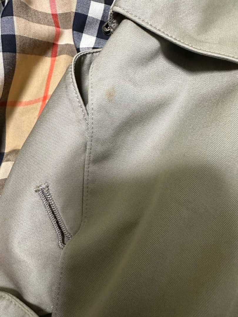 Burberry 90sトレンチコート ノバチェック ベルト ベージュ カーキ
