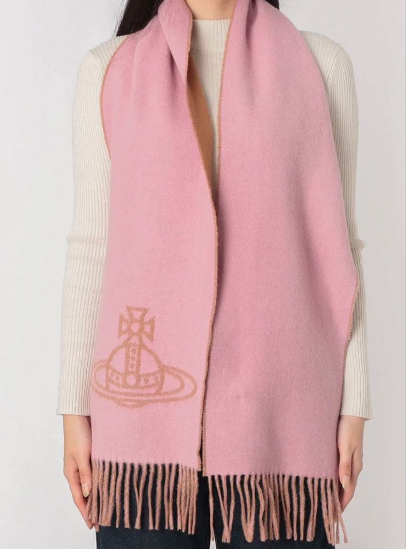 Vivienne Westwood ヴィヴィアンウエストウッド　ピンク マフラー