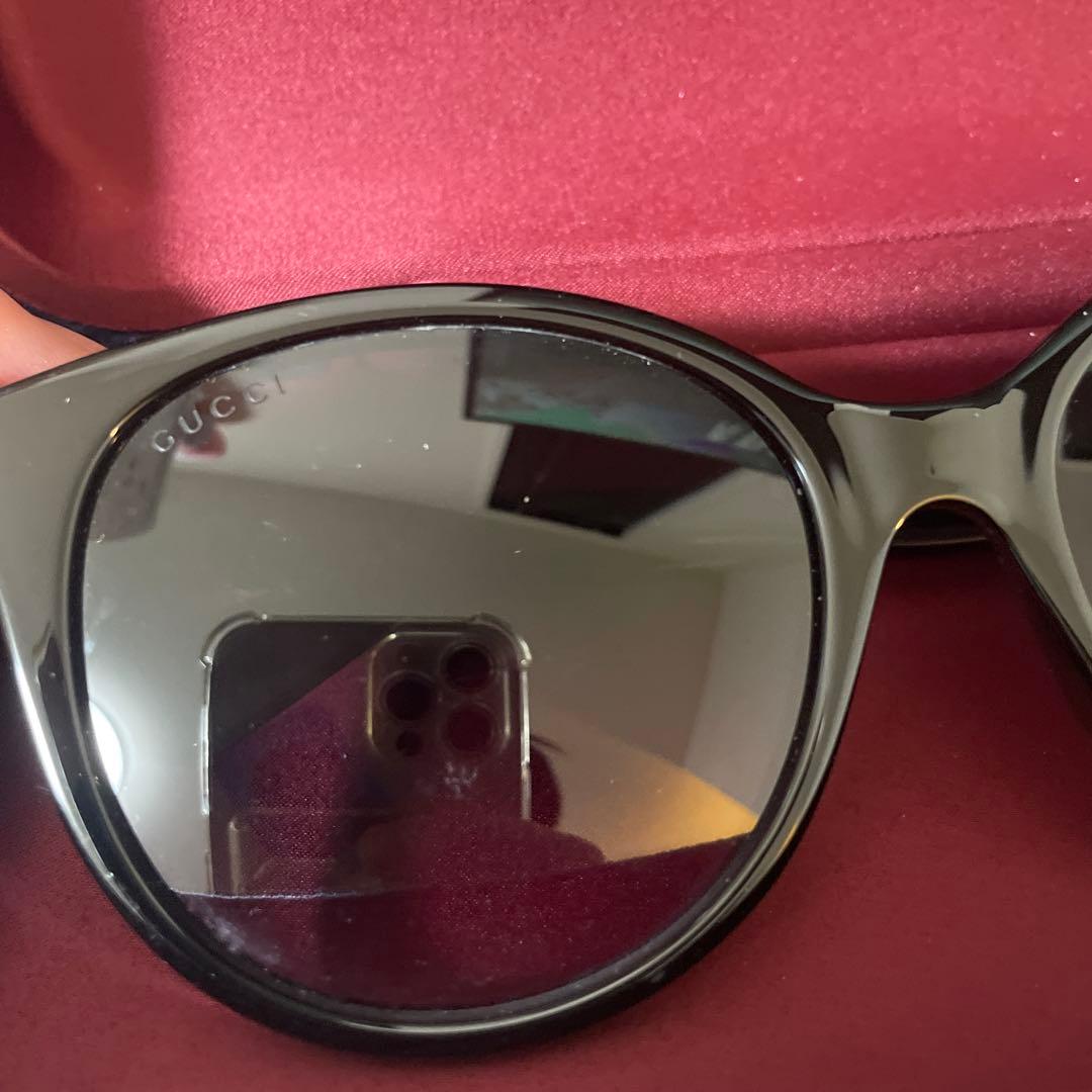 早い者勝ち 美品 正規品 最安値 GUCCI ブラック サングラス