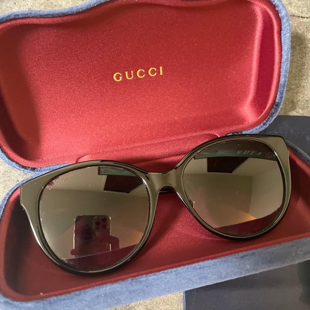 早い者勝ち 美品 正規品 最安値 GUCCI ブラック サングラス