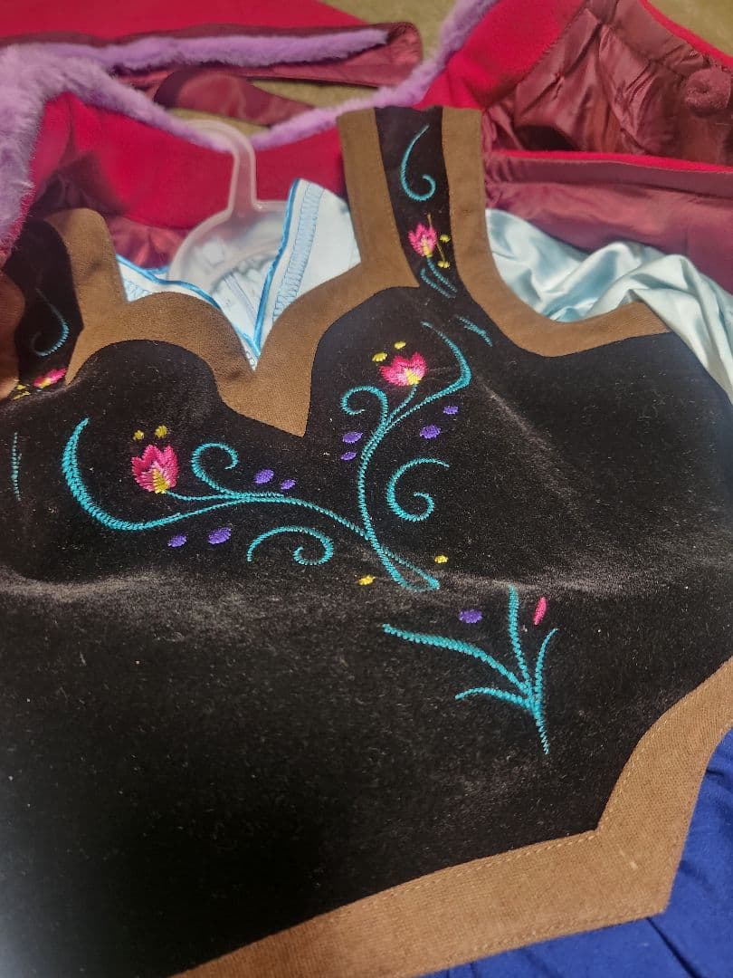 雪山 アナ アナ雪 コスプレ Ｄハロ 子供服 仮装 ドレス