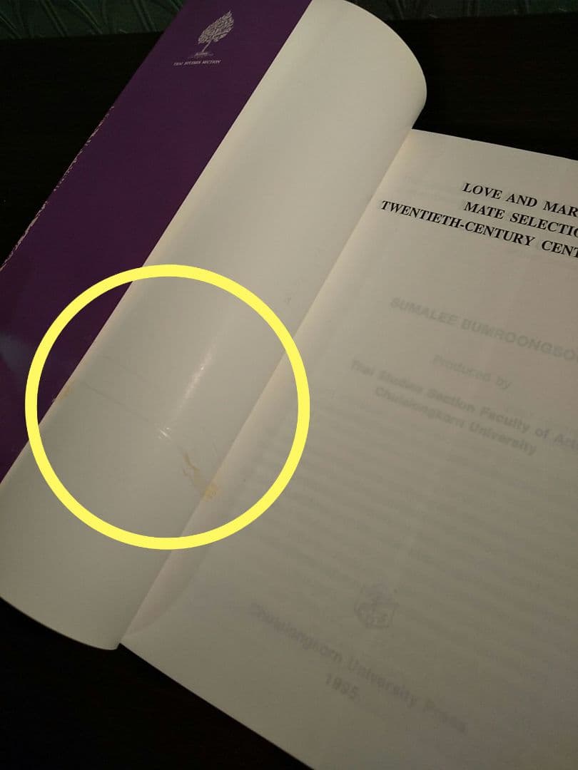 〈洋書〉愛と結婚：20世紀中央タイにおける配偶者選択