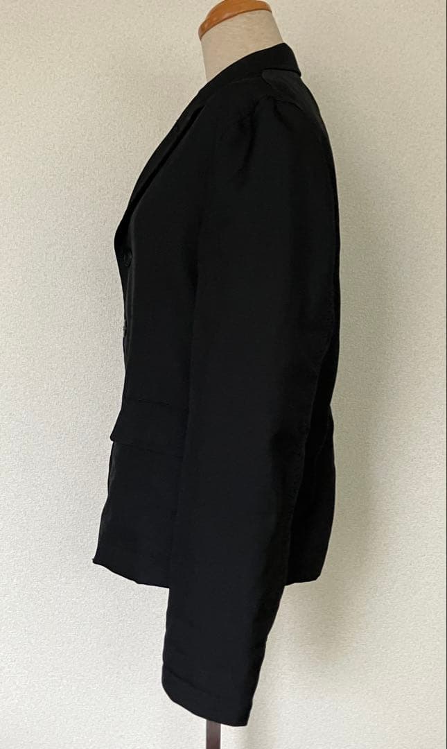 ブラックコムデギャルソン ポリエステルテーラードジャケット