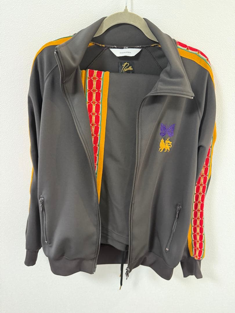 大人気　Needles ニードルス ジャージセットアップ上下 サイドストライプ