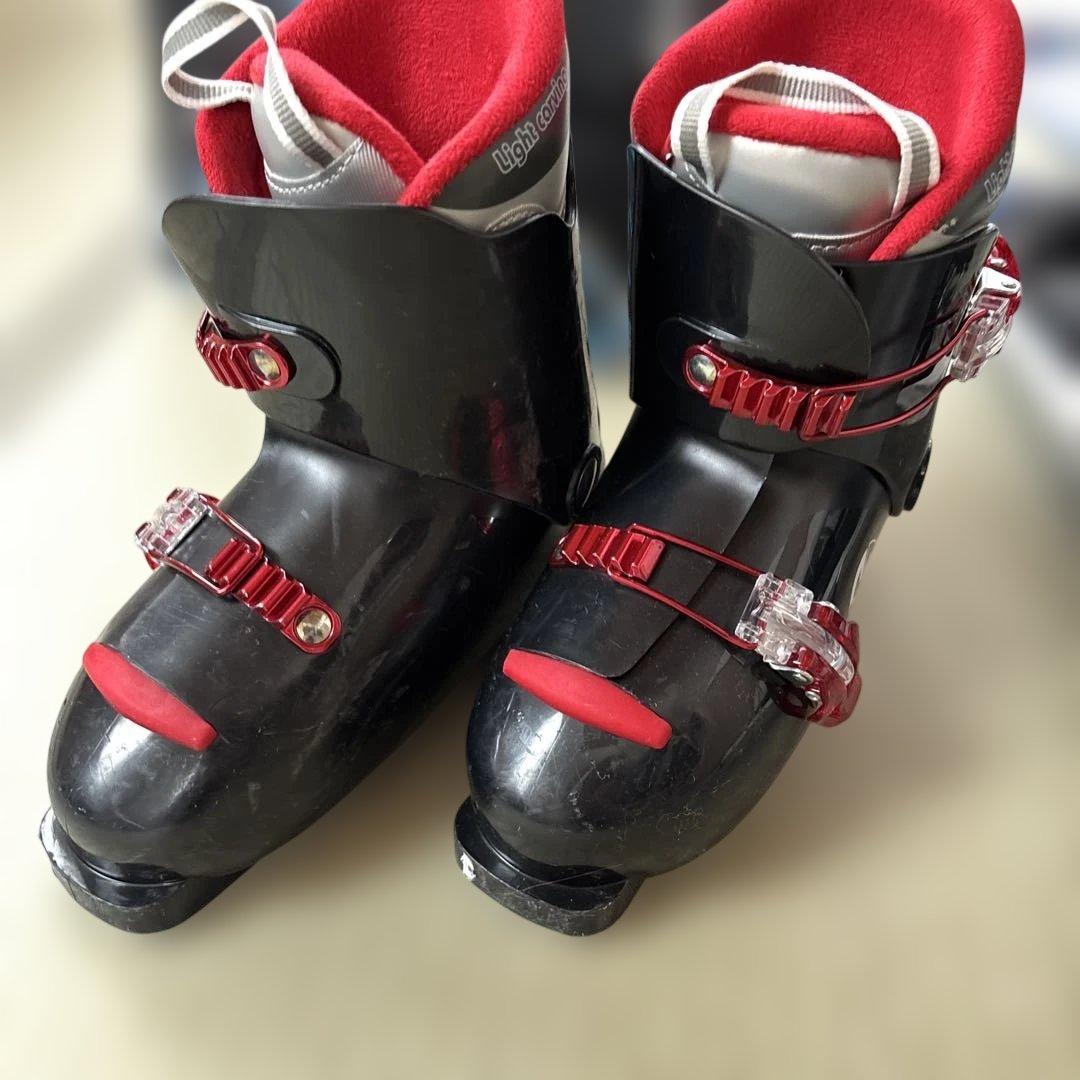 キッズスキー板セット　ブーツケース付き