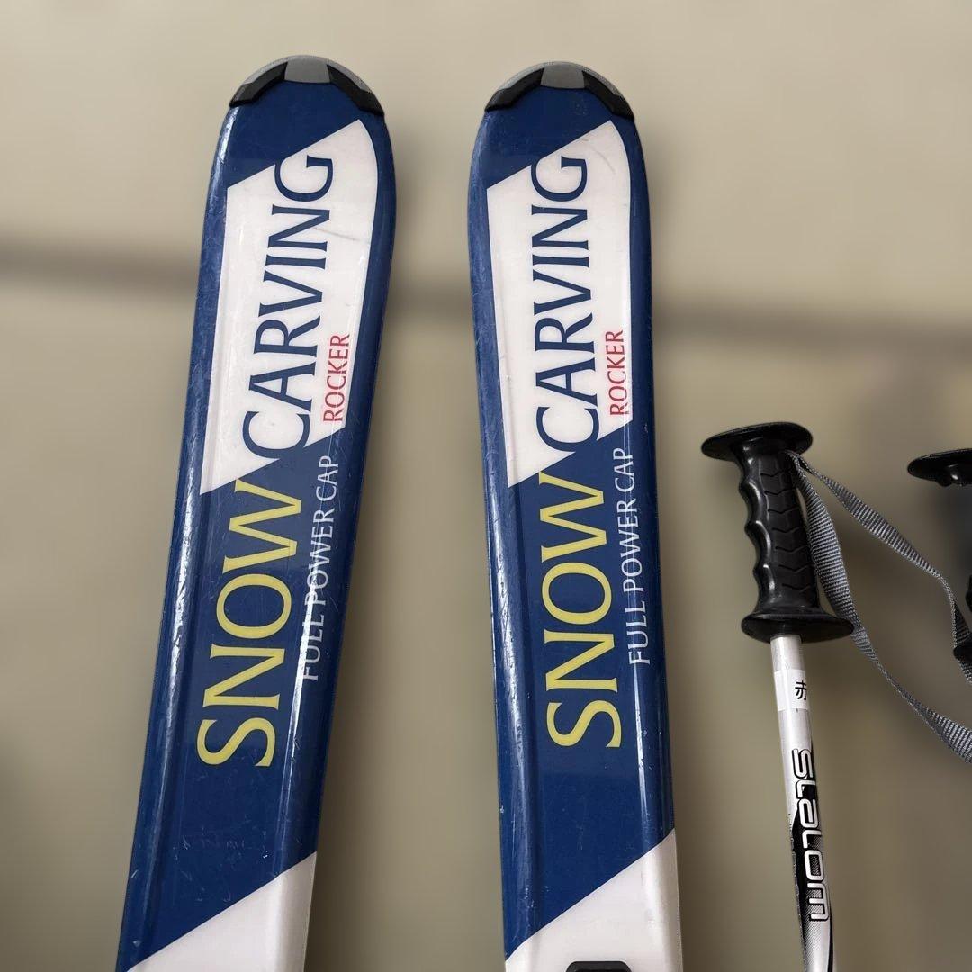 キッズスキー板セット　ブーツケース付き