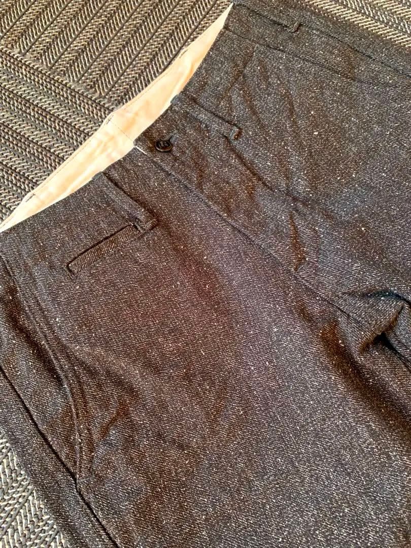 パンツ BURGUS PLUS 401Z Black Covert Trousers