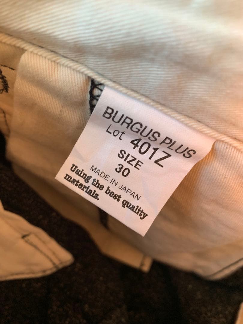 パンツ BURGUS PLUS 401Z Black Covert Trousers