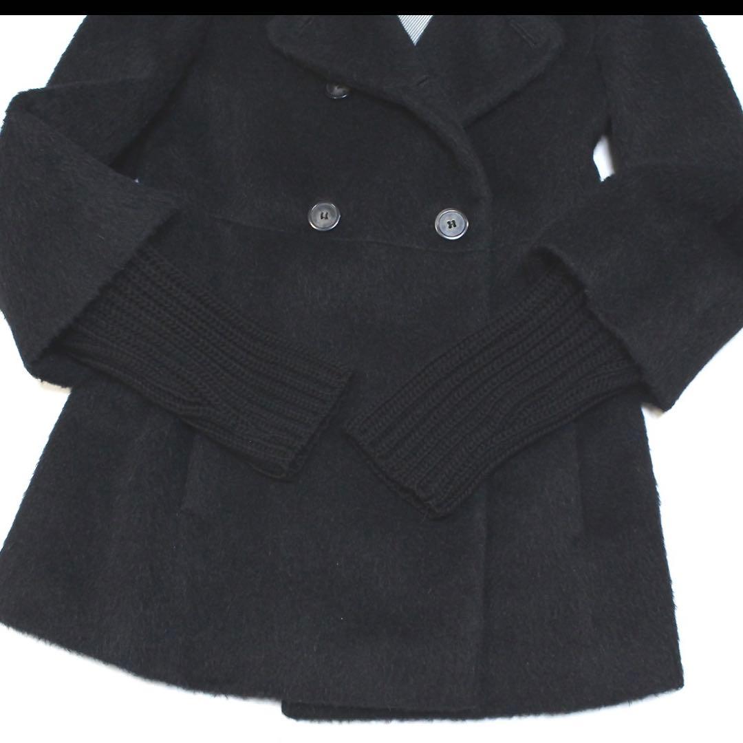 マックスマーラ　超美品　アルパカウールコート ダブルブレスト　38