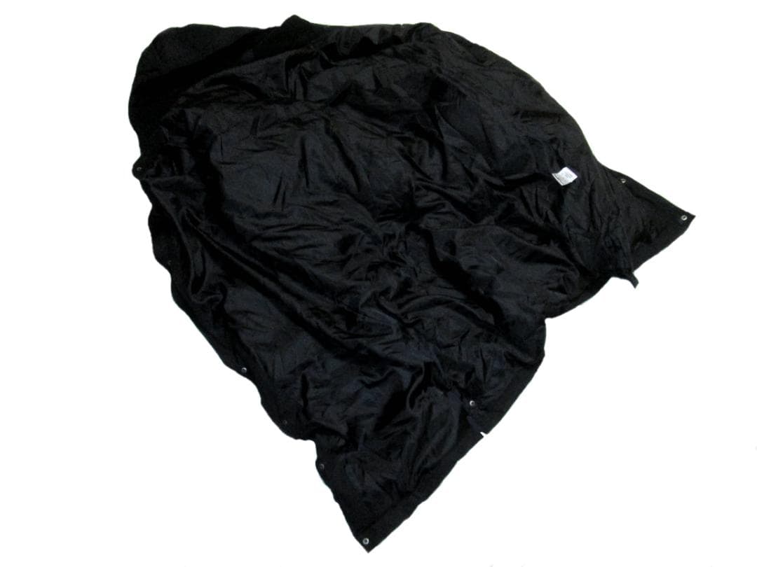 美品　LS フード付きロングダウンコート ブラック　ルースイソンブラ　XL