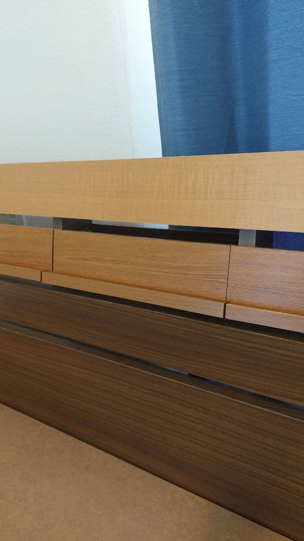 (送料込み)木製セミダブルベッドフレーム