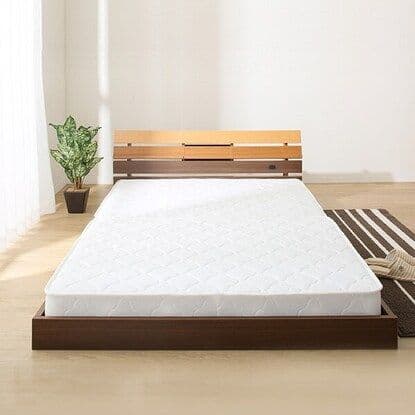 (送料込み)木製セミダブルベッドフレーム