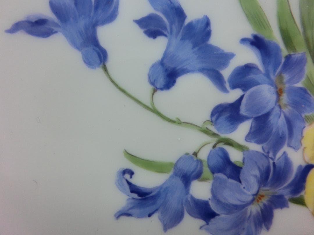 【マイセン】フラワーブウケ飾り皿