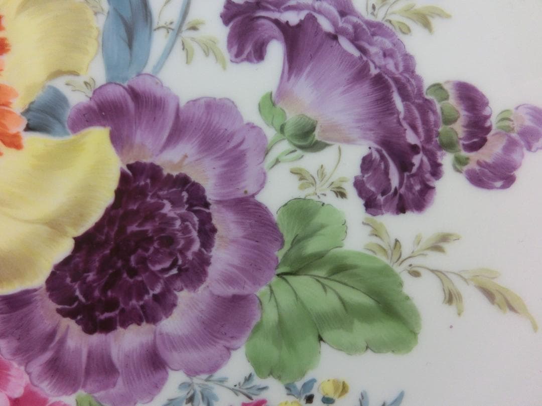 【マイセン】フラワーブウケ飾り皿