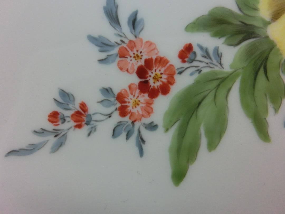 【マイセン】フラワーブウケ飾り皿