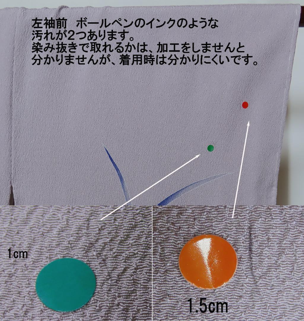 m*k様 付下げ　きもの英　はなぶさ　袷　身丈165cm　裄66cm　k3453