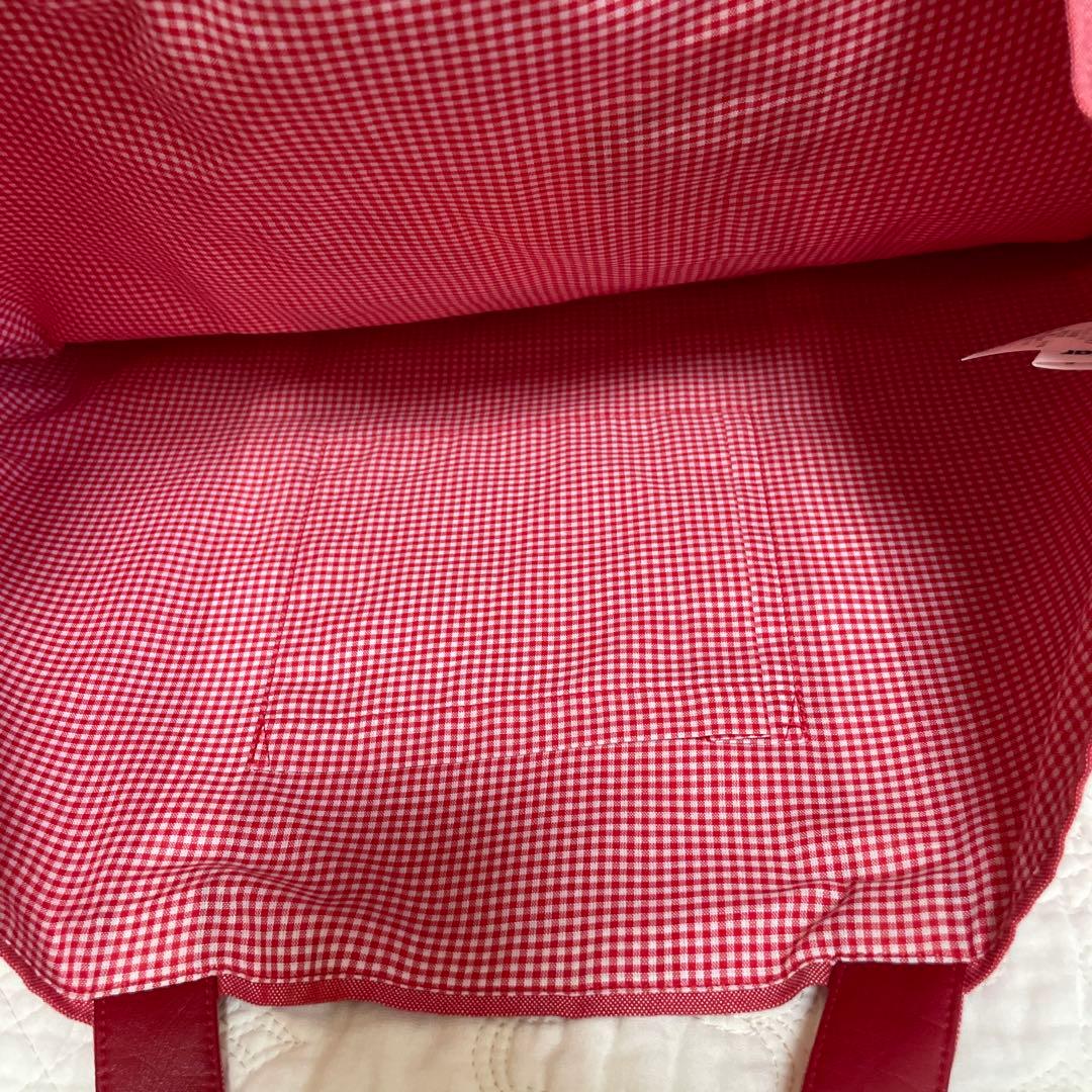 美品　ファミリア　デニムバッグ　くま　アイスクリーム