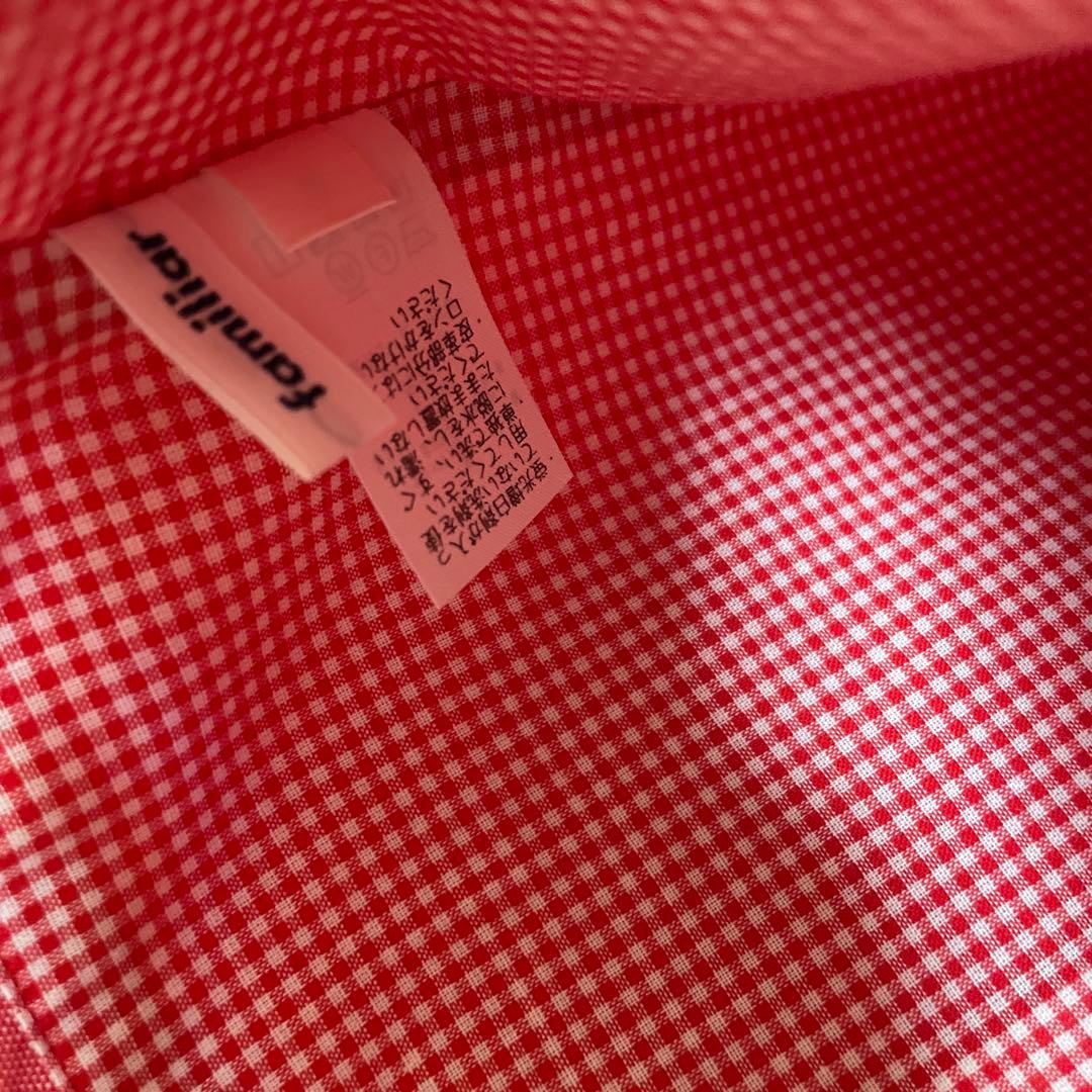 美品　ファミリア　デニムバッグ　くま　アイスクリーム