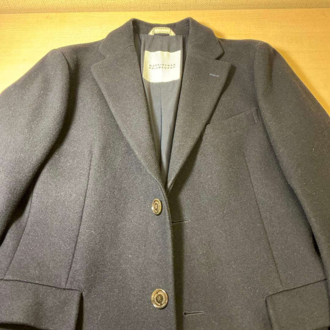 MACKINTOSH PHILOSOPHY ネイビー チェスターフィールドコート