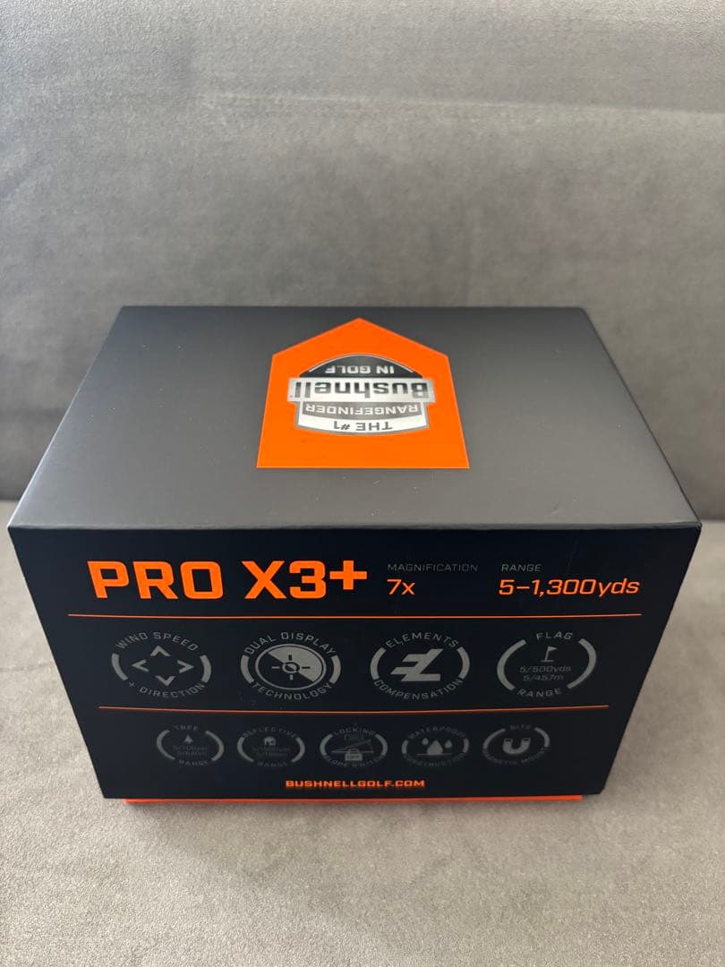 【新品未使用】Bushnell Pro X3+ ゴルフ用レーザー距離計 付属品付