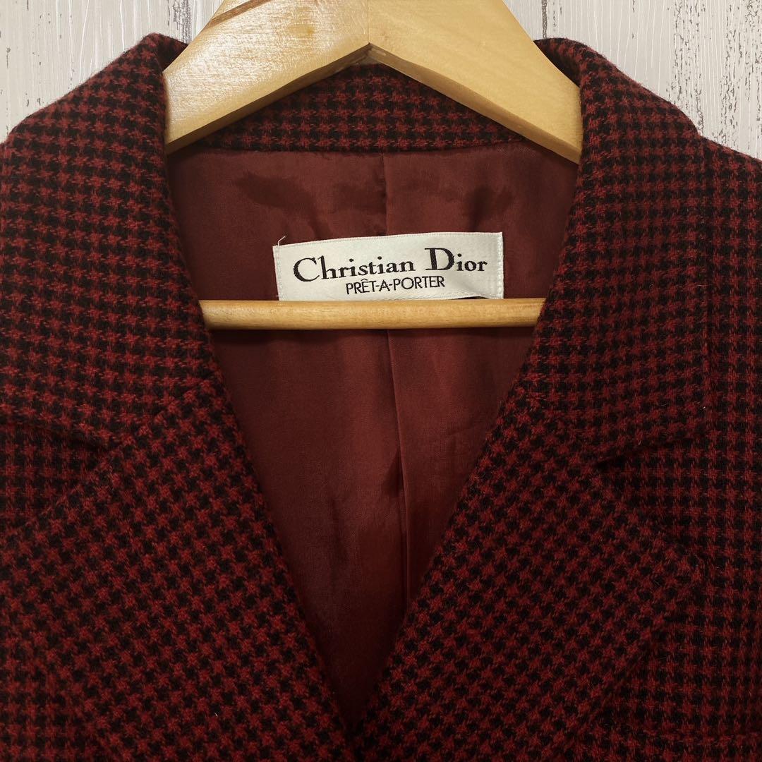 クリスチャンディオール　Christian Dior ダブルジャケット M 短丈