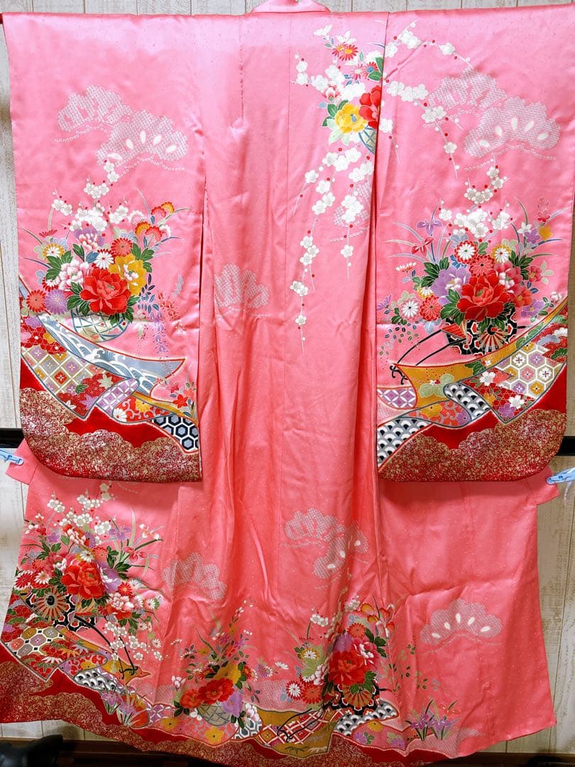 本格正絹♡七五三　7歳　フルセット　一式　ピンク